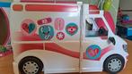 Barbie ziekenwagen + dokter, Ophalen of Verzenden, Zo goed als nieuw