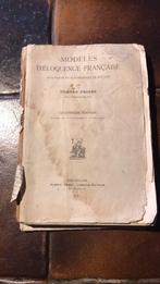 Ancien livre Modeles d'eloquence Francaise, Ophalen of Verzenden