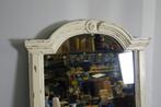 Antiek massieve brocante spiegel H 85 B 65, Overige vormen, Ophalen of Verzenden