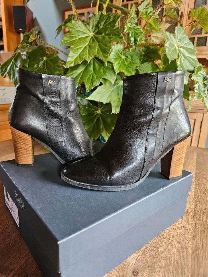 zwarte enkellaarzen Scapa (39) zo goed als nieuw (NP 165€), Kleding | Dames, Schoenen, Zo goed als nieuw, Lage of Enkellaarzen