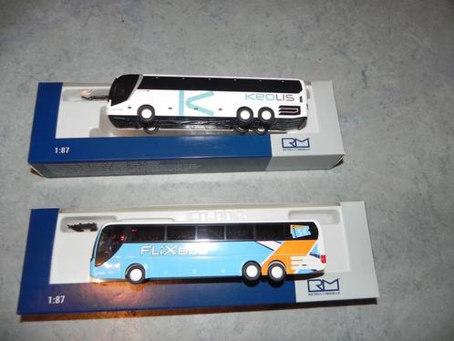 2 BUS RIETZE H0 KEOLIS FLIXBUS, Hobby & Loisirs créatifs, Voitures miniatures | 1:87, Neuf, Bus ou Camion, Rietze, Enlèvement ou Envoi