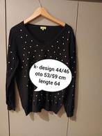 Truitje k- design 44/46, K-design, Zwart, Maat 42/44 (L), Ophalen of Verzenden