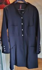 HIGH EVERYDAY COUTURE halflange zwarte avondjas ALS NIEUW, Kleding | Dames, Zwart, Maat 46/48 (XL) of groter, Ophalen of Verzenden