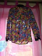 Veelkleurige kanten blouse met lange mouwen, Nieuw, Ophalen of Verzenden, Autre, Maat 36 (S)