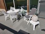 Ensemble de jardin. Table pliable, 4 chaises chaises, 1 faut, Tuin en Terras, Ophalen, Zo goed als nieuw