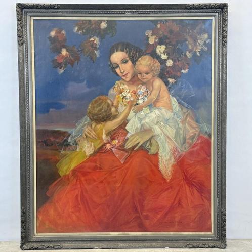 VAN BELLE Karel getekend 1937, Antiek en Kunst, Kunst | Schilderijen | Klassiek, Ophalen