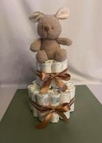 Kleine pampertaart Konijn Nattou, Kinderen en Baby's, Kraamcadeaus en Geboorteborden, Ophalen, Nieuw, Kraamcadeau