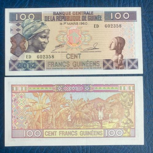 Guinée - 100 Francs 2012 - Pick 35b - UNC, Timbres & Monnaies, Billets de banque | Afrique, Billets en vrac, Guinée, Enlèvement ou Envoi