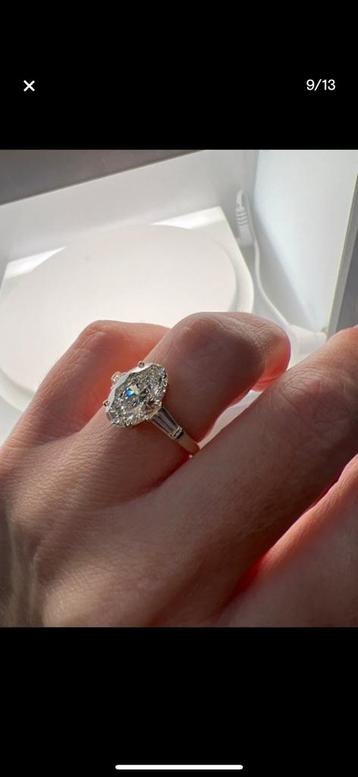 Ring - 14K geelgoud - 4.04ct. Diamant beschikbaar voor biedingen