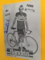 wielerkaart 1977 team flandria eric desruelle  signe, Sport en Fitness, Verzenden, Zo goed als nieuw