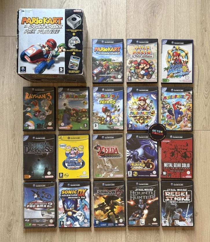 Nintendo Gamecube-console + spellen, Games en Spelcomputers, Games | Nintendo GameCube, Zo goed als nieuw, Ophalen of Verzenden