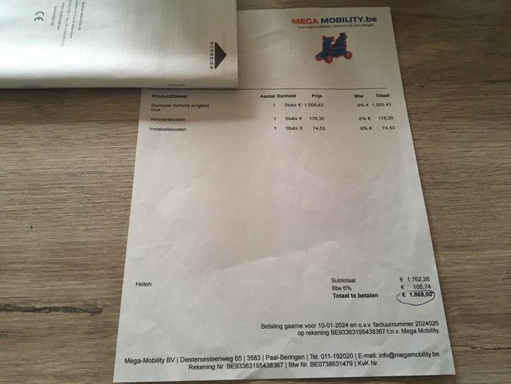 Lit surbaissé Burmeier Armina en hêtre, Divers, Matériel Infirmier, Comme neuf, Enlèvement