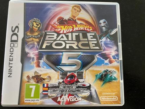 Hot Wheels Battle Force 5 (Nintendo DS), Games en Spelcomputers, Games | Nintendo DS, Zo goed als nieuw, Avontuur en Actie, 1 speler