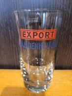 verre à bière ancien export vandenheuvel 33 cl, Autres marques, Utilisé, Enlèvement ou Envoi, Verre ou Verres