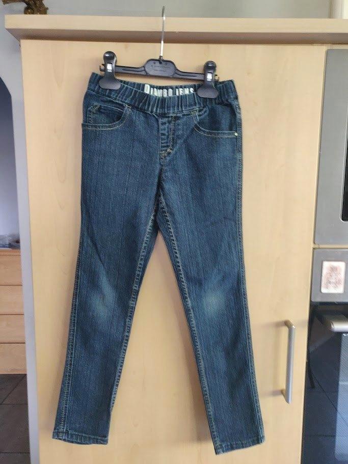 Jeansbroek Djambo Jeans en Tambo Tambo.  maat 128.  Meisje., Kinderen en Baby's, Kinderkleding | Maat 128, Zo goed als nieuw, Meisje