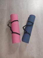 Tapis de yoga - 2 pièces - Rose et bleu, Sports & Fitness, Yoga & Pilates, Comme neuf, Tapis de yoga, Enlèvement ou Envoi