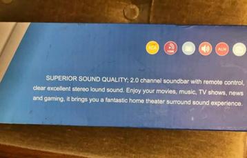 soundbar beschikbaar voor biedingen