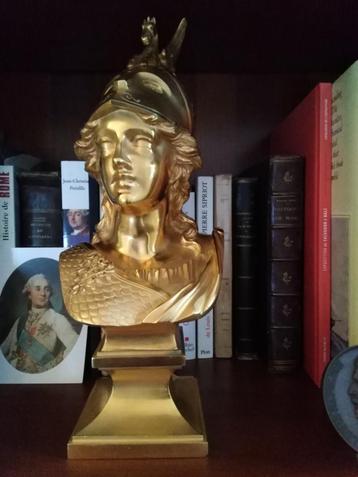 Buste van Minerva Verguld brons beschikbaar voor biedingen