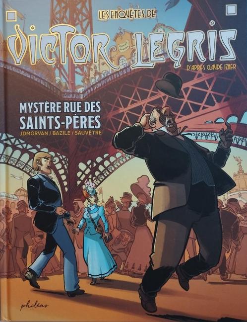 Les enquêtes de Victor Legris : Mystère rue des Saints-Pères, Boeken, Stripverhalen, Gelezen, Eén stripboek, Ophalen of Verzenden