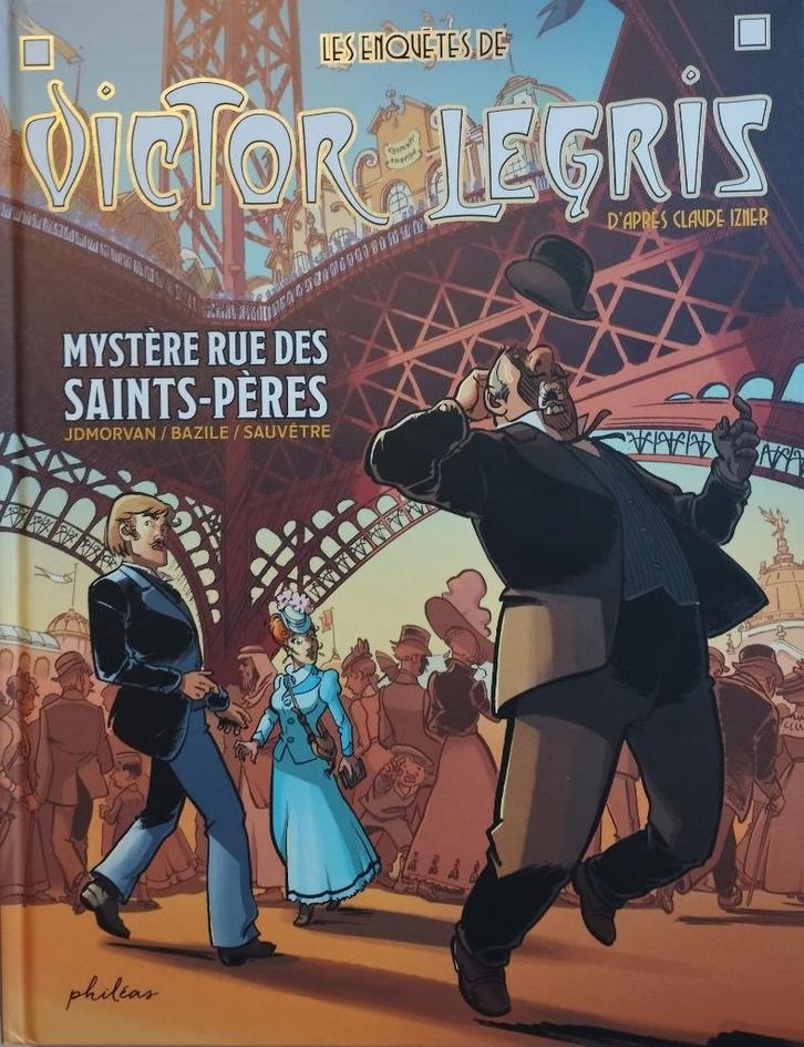 Les enquêtes de Victor Legris : Mystère rue des Saints-Pères, Boeken, Stripverhalen, Gelezen, Eén stripboek, Ophalen of Verzenden
