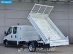 Iveco Daily 35C14 Kipper Dubbel Cabine met kist 3500kg trekh, Autos, 3500 kg, Tissu, Iveco, Propulsion arrière