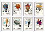 ZAIRE 1245/1252 MNH 1984 - 200e verjaardag bemande ballonvlu, Ophalen of Verzenden, Overige landen, Postfris