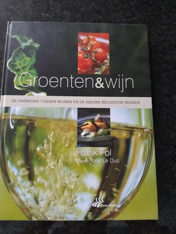 Nieuw Kookboek "Groenten & wijn"  van Frank Fol beschikbaar voor biedingen