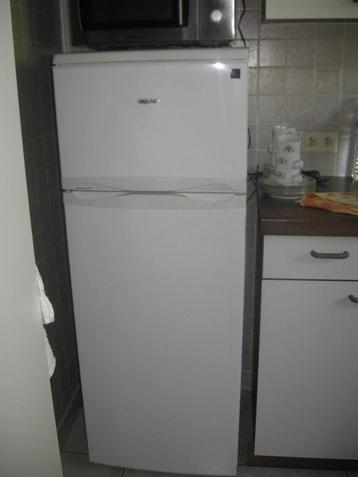 combi ijskast met diepvries proline, Elektronische apparatuur, Koelkasten en IJskasten, Ophalen, 150 tot 200 liter, Gebruikt, Met aparte vriezer
