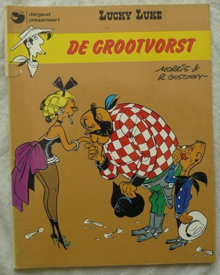 Strip Boek, Lucky Luke, De Grootvorst, Nr.10, Dargaud, 1979., Boeken, Stripverhalen, Gelezen, Eén stripboek, Ophalen of Verzenden