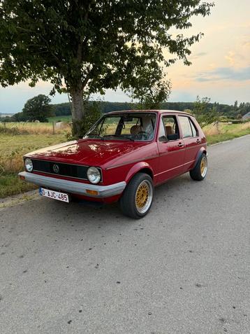 Golf 1ls 1980, Autos, Oldtimers & Ancêtres, Rouge, Achat, Beige, Volkswagen