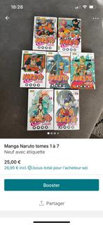 Manga Naruto tomes 1 à 7, Boeken, Zo goed als nieuw