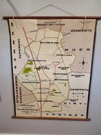 Vintage schoolkaart Haspengouw, Ophalen