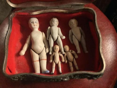 Hele oude antieke popjes ( porcelain), Antiek en Kunst, Antiek | Overige Antiek, Ophalen