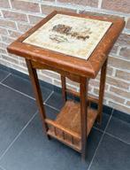 Houten staander bloempot, Antiek en Kunst, Ophalen