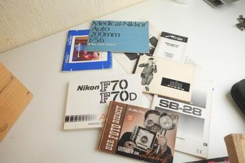 Fotografie boeken & handleidingen (Leica, Nikon, Olympus...) beschikbaar voor biedingen