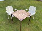 Coca cola tafel + stoelen, Tuin en Terras, Ophalen, Zo goed als nieuw