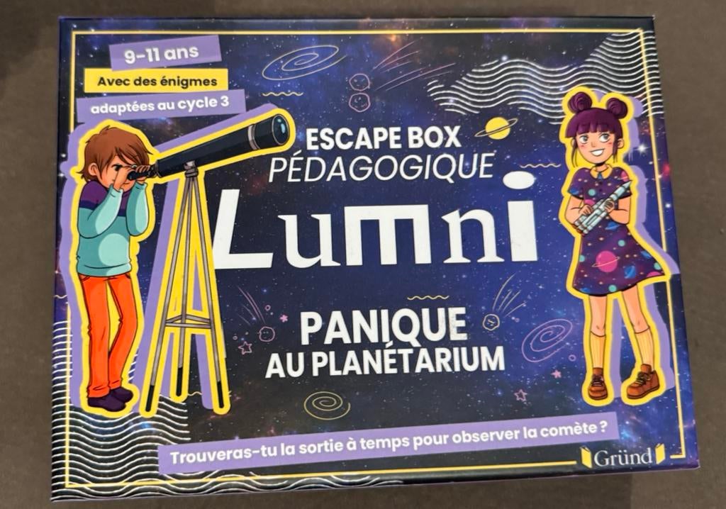 Panique au planétarium, Ophalen, Nieuw