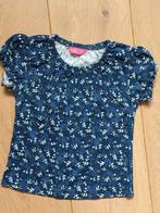 t-shirt of bloesje blauw hema maat 74, Meisje, Ophalen of Verzenden, Zo goed als nieuw, Overhemdje of Bloesje