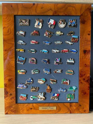 pins Peugeot collectie gelimiteerde versie ingekaderd beschikbaar voor biedingen