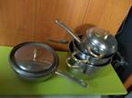 kookpotten compleet set, Ophalen, Inox, Keramische plaat, Pannenset