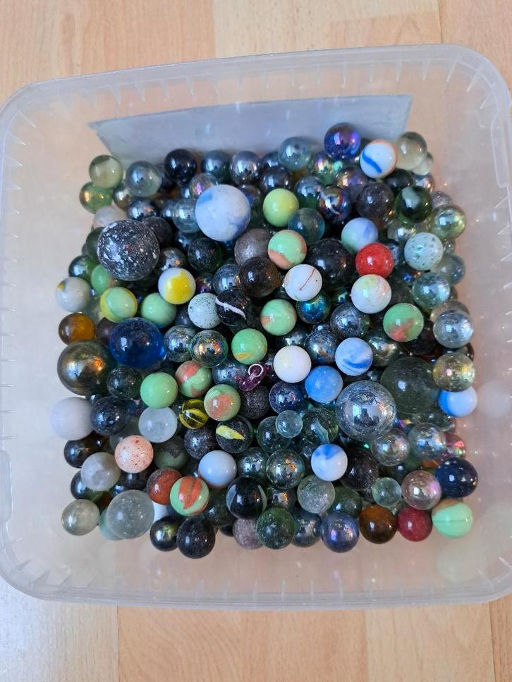 + de 3 kilos de billes année 80, Collections, Jouets, Enlèvement