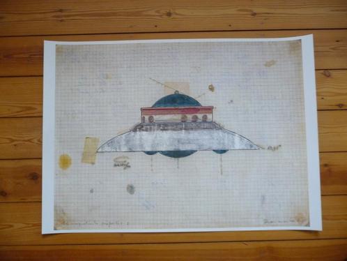 PANAMARENKO - MAGNETISCHE PROPORTIES - KUNSTDRUK, Antiek en Kunst, Kunst | Litho's en Zeefdrukken, Ophalen of Verzenden