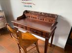 massief houten secrétaire bureau-tje, Huis en Inrichting, Ophalen, Gebruikt