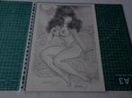 Walthéry - Pin-up Op haar bed, Une BD, Enlèvement ou Envoi, Neuf