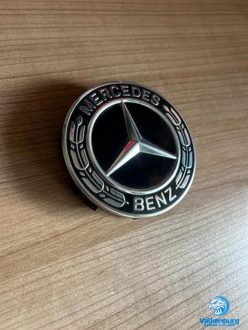 ORIGINELE Mercedes Benz naafkap naafdop zwart chroom beschikbaar voor biedingen