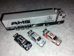 Schuco 1/87 H0 Ecurie AMG DTM: 3 voitures + MB semi, Ophalen of Verzenden, Gebruikt, Bus of Vrachtwagen, Schuco