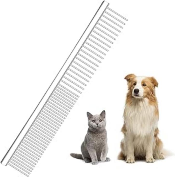 Peigne en acier inoxydable, Animaux & Accessoires, Accessoires pour chiens, Neuf, Enlèvement