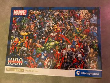 Clementoni Marvel puzzel 1000 stukken nieuw  beschikbaar voor biedingen