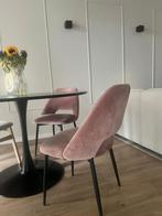 Eetkamerstoelen Goossens Velvet, Huis en Inrichting, Ophalen, Twee, Overige kleuren, Zo goed als nieuw