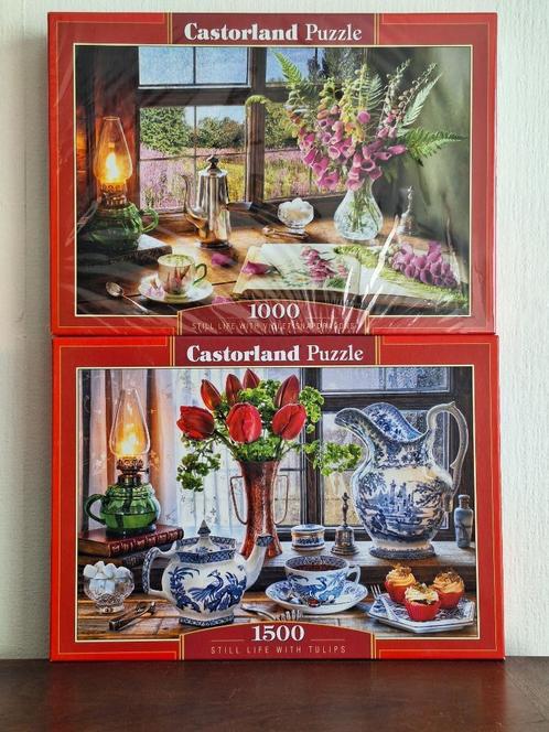 Lot   2  Nieuwe puzzels -1000st .en 1500 st.  in 1 koop, Hobby & Loisirs créatifs, Sport cérébral & Puzzles, Neuf, Envoi